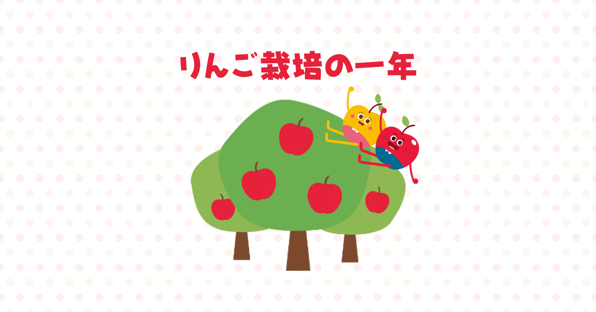 りんご栽培 さいばい の一年 あおもりりんごforキッズ