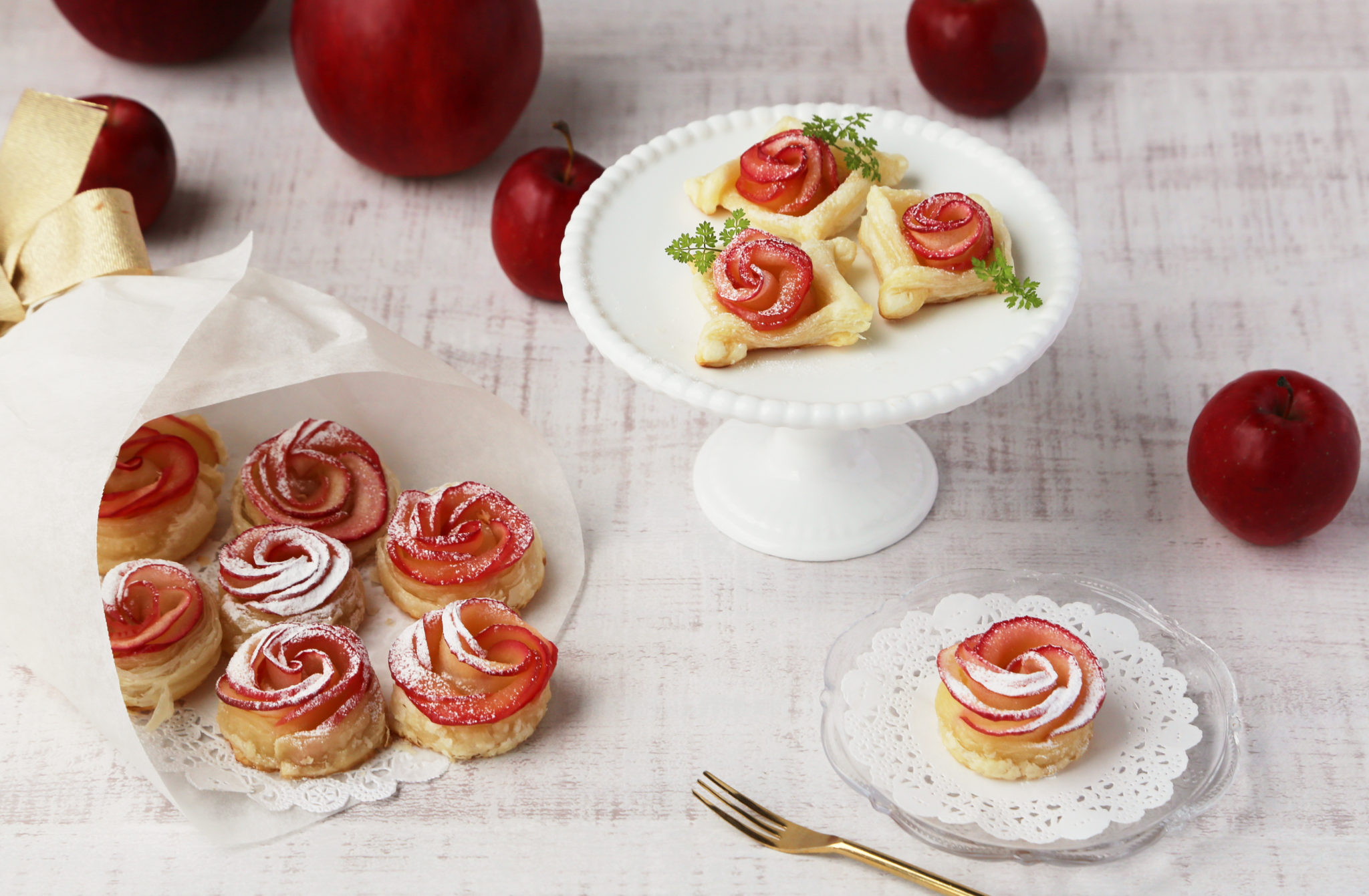 りんご薔薇パイ