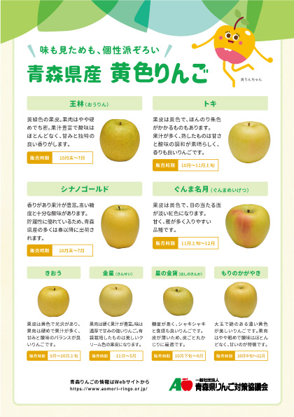 青森県産 黄色いりんご
