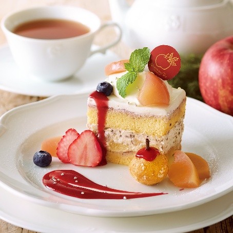 Afternoon Tea TEAROOM」にりんごクリスマスメニューが登場 | 青森